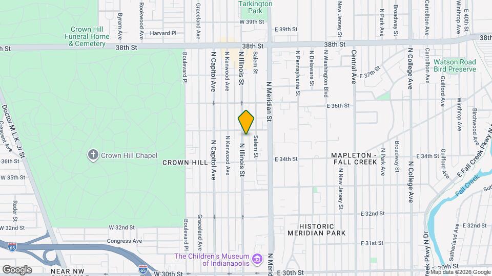 3457 N Illinois St Map and Location Details