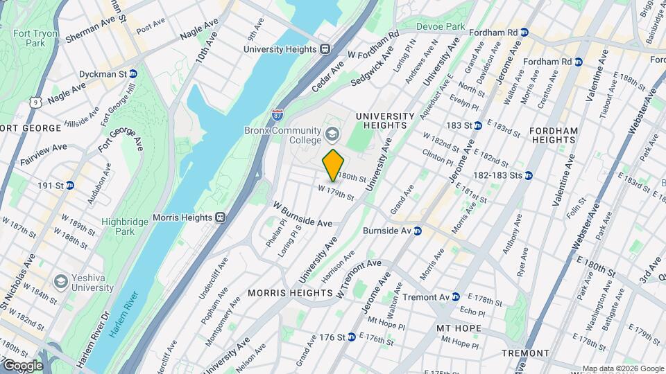 121 W 179th St Map and Location Details