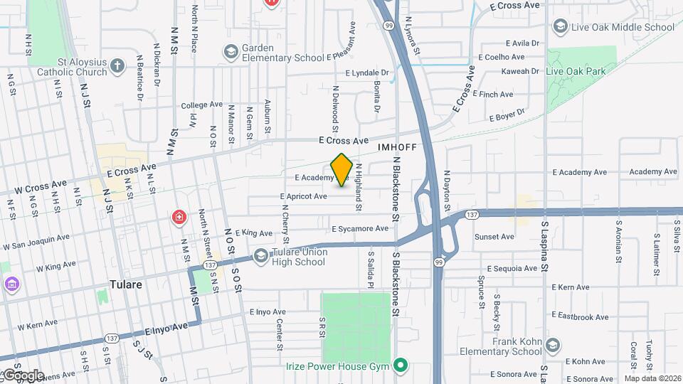 952 E Apricot Ave Map and Location Details