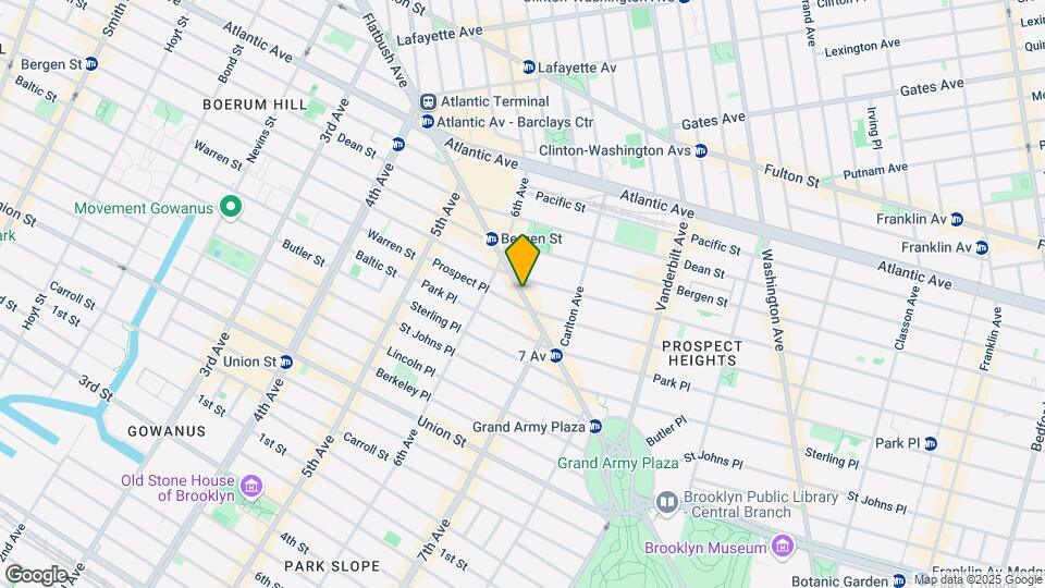 277 Flatbush Ave Map and Location Details