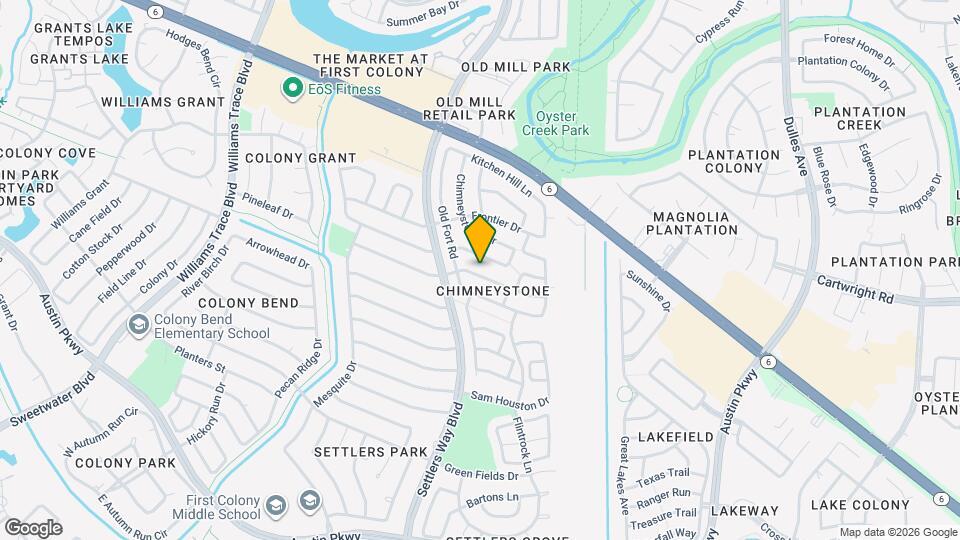 3823 Windmill St Map and Location Details