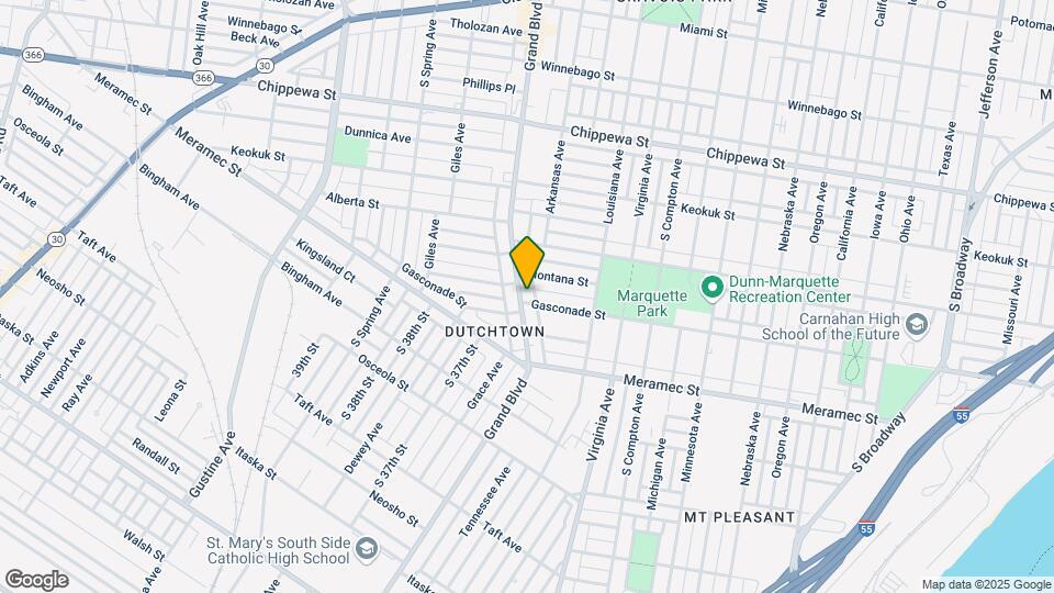 3467 Gasconade St Map and Location Details