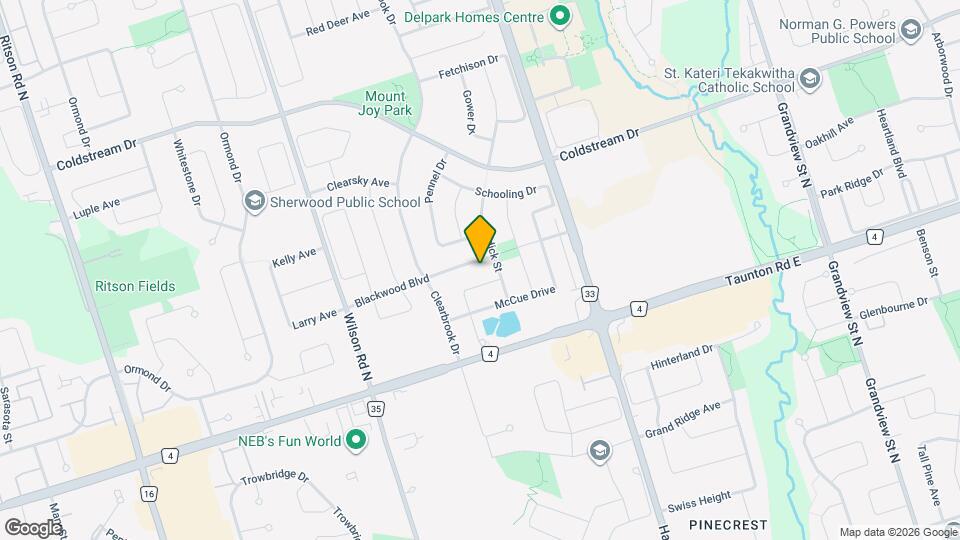 687 Blackwood Blvd Map and Location Details