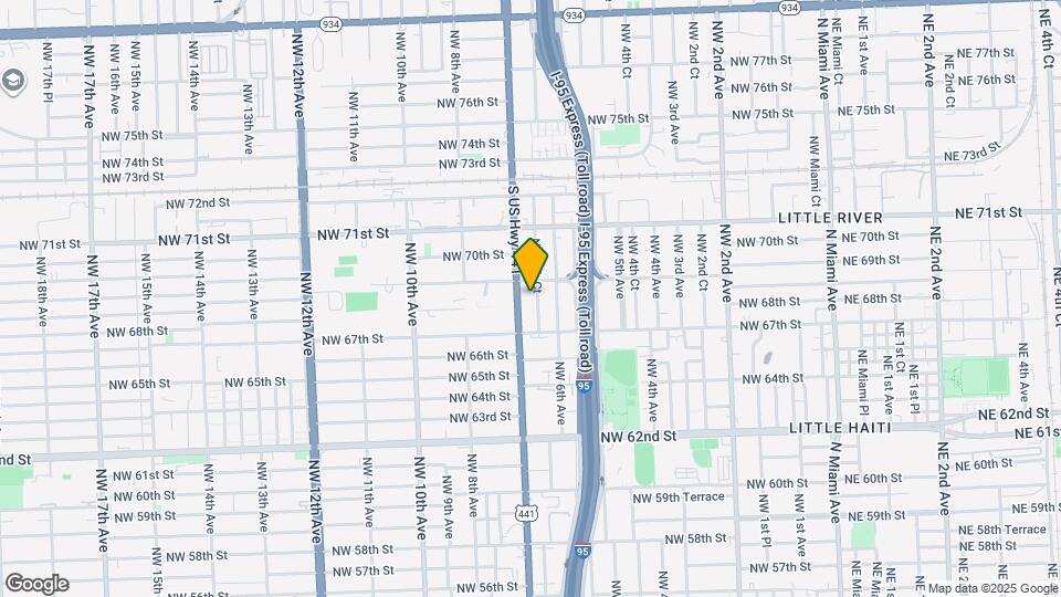 6820 NW 6th Ct Map and Location Details