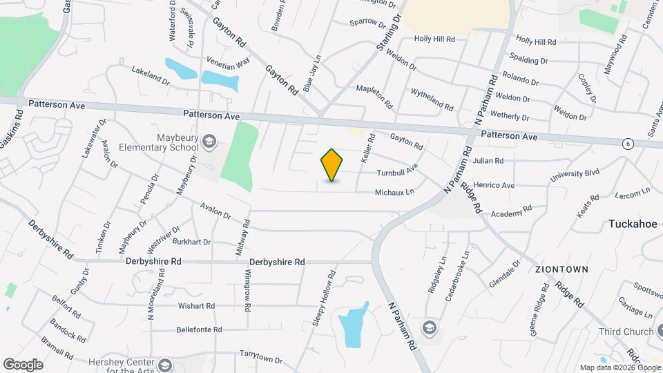 8908 Michaux Ln Map and Location Details