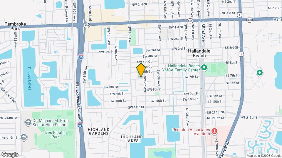 708 SW 7th St Map and Location Details