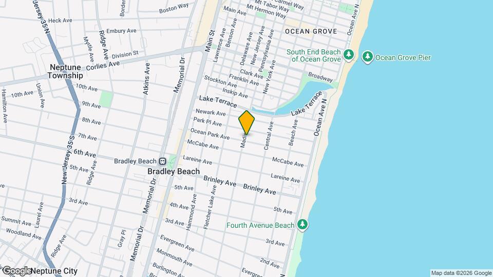 320 Ocean Park Ave Map and Location Details