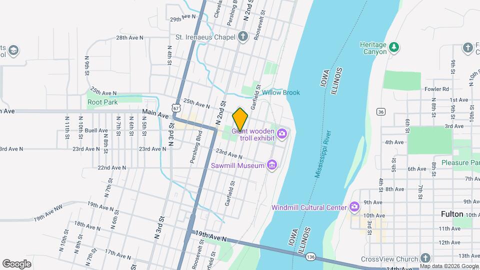 92 1/2 Main Ave Mapa y Detalles de la Ubicación