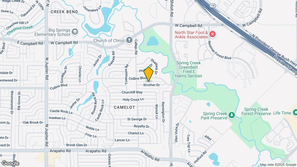 2701 Strother Dr Map and Location Details