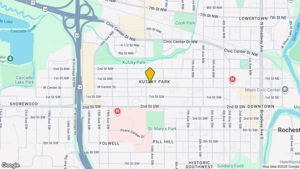 1015 W Center St Mapa y Detalles de la Ubicación