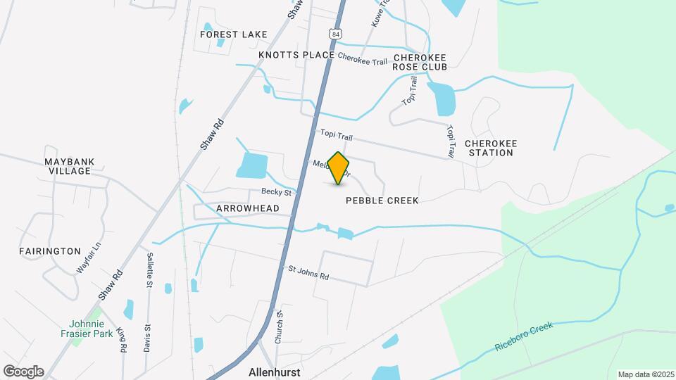 206 Brittney Ln Mapa y Detalles de la Ubicación