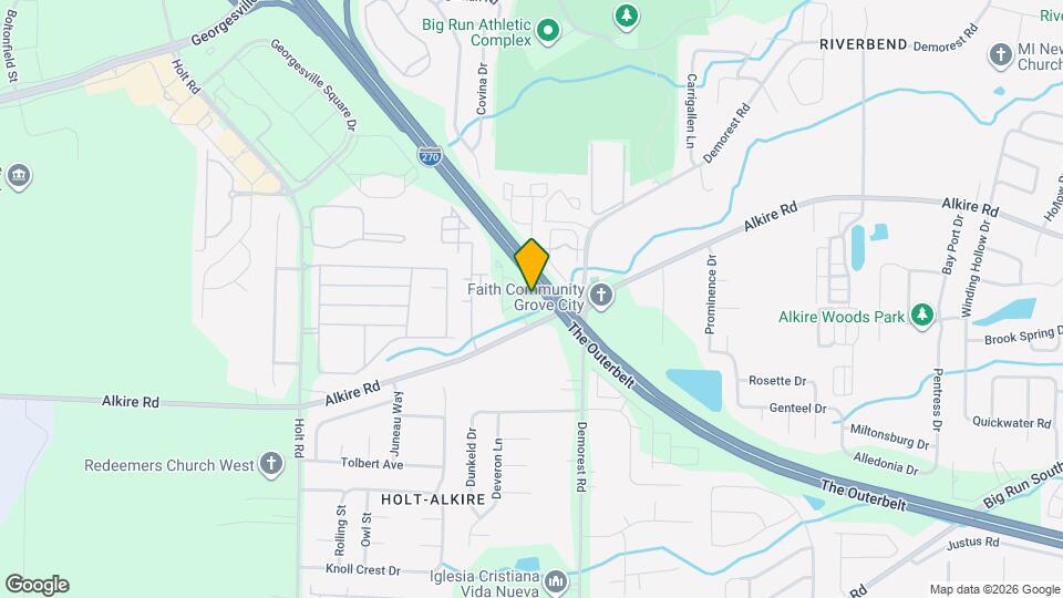 Alkire Meadows Mapa y Detalles de la Ubicación