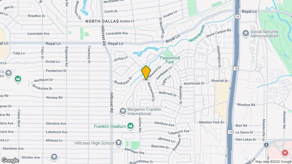 10547 Barrywood Dr Map and Location Details