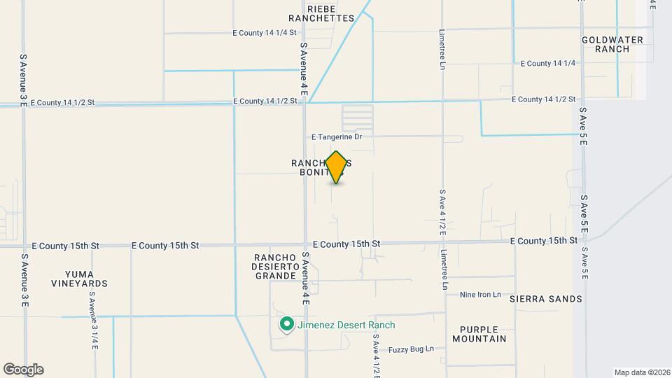 14743 S Blanco Ave Map and Location Details