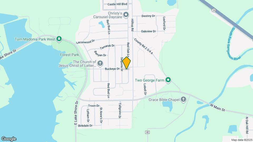 3207 Red Oak Ln Map and Location Details