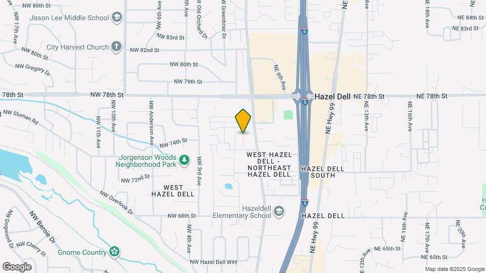 7422 NE Hazel Dell Ave Map and Location Details