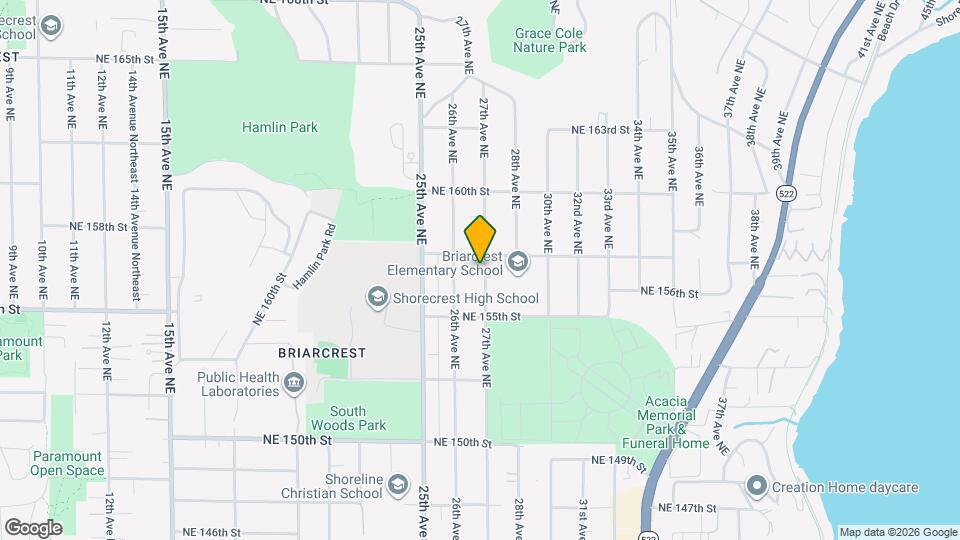 15547 27th Ave NE Mapa y Detalles de la Ubicación