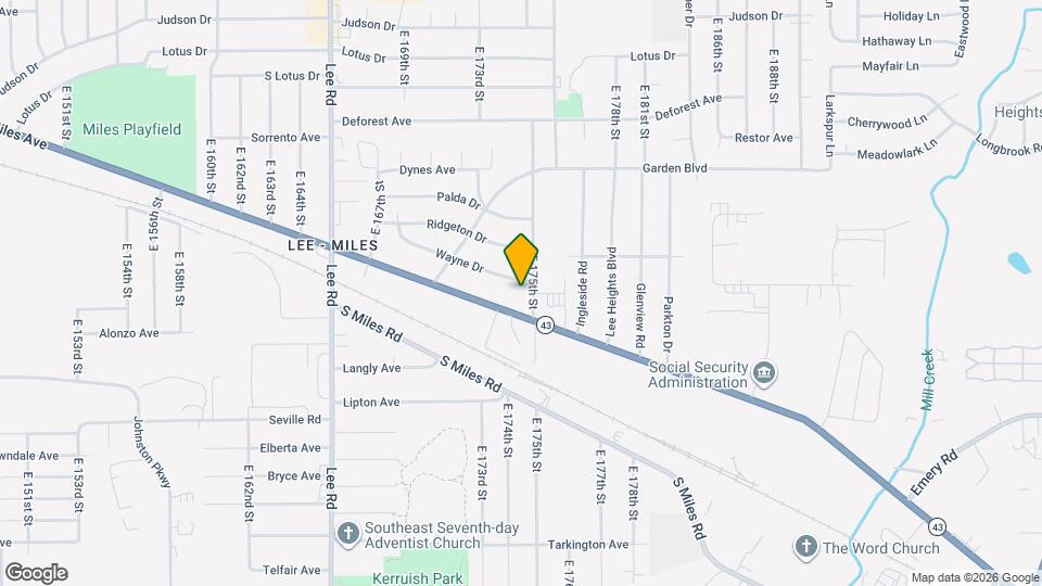 4404 E 175th St Map and Location Details