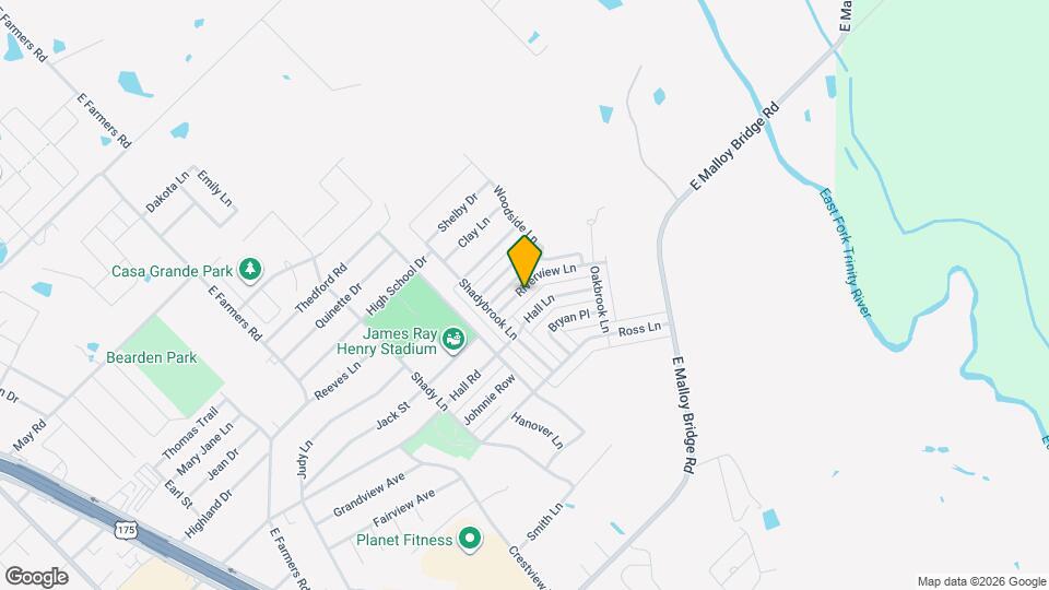 1304 Riverview Ln Map and Location Details