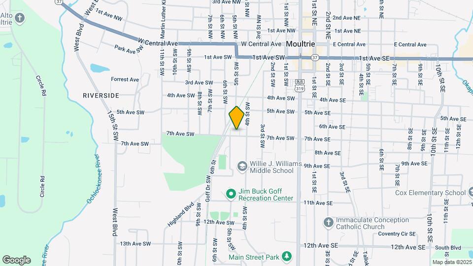 Arts Center Apartments Map and Location Details