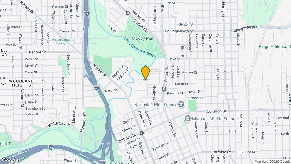 827 Booth St Map and Location Details