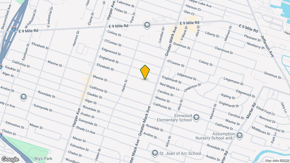 22104 Elizabeth St Mapa y Detalles de la Ubicación