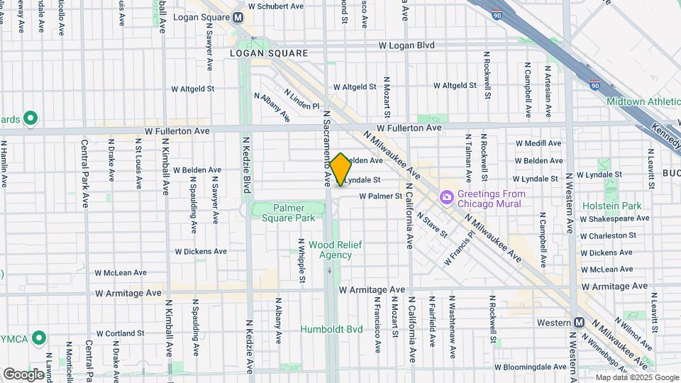 2934 W Palmer St, Unit 1 Mapa y Detalles de la Ubicación