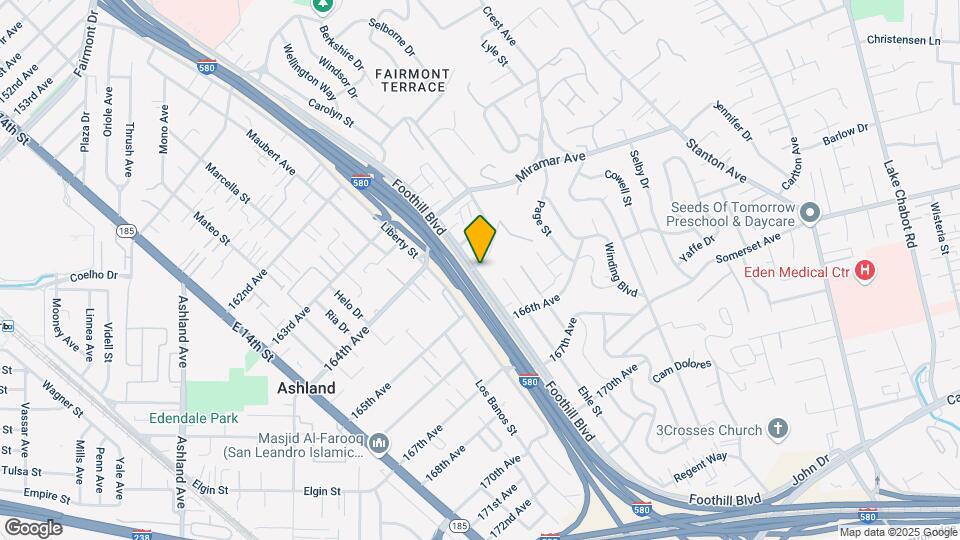 16460-16462 Foothill Blvd Map and Location Details