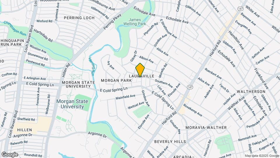 4706 Grindon Ave Map and Location Details