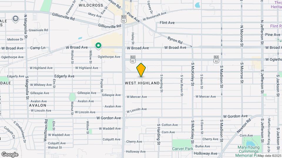 309 S Cleveland St Map and Location Details