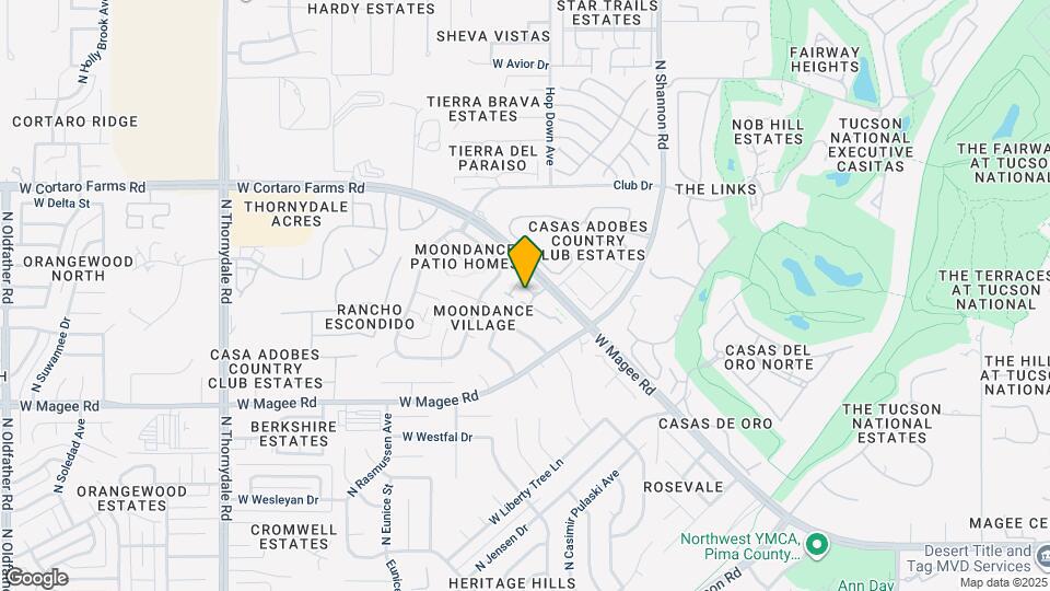 Tucson National Casitas Map and Location Details