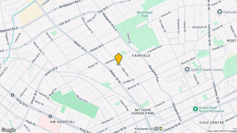 107 Ellis Ave Map and Location Details