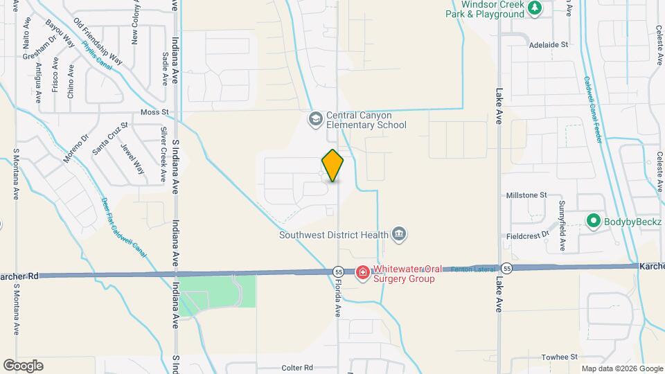 13525 Palm Beach Dr Map and Location Details