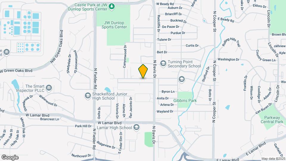 1215 San Marcos Dr Map and Location Details