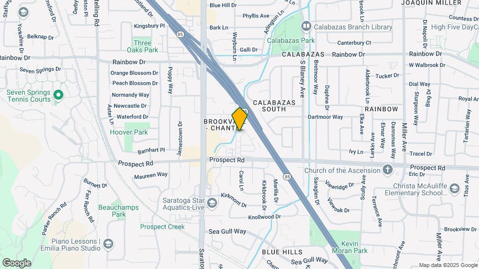 1625 Brookvale Dr Map and Location Details