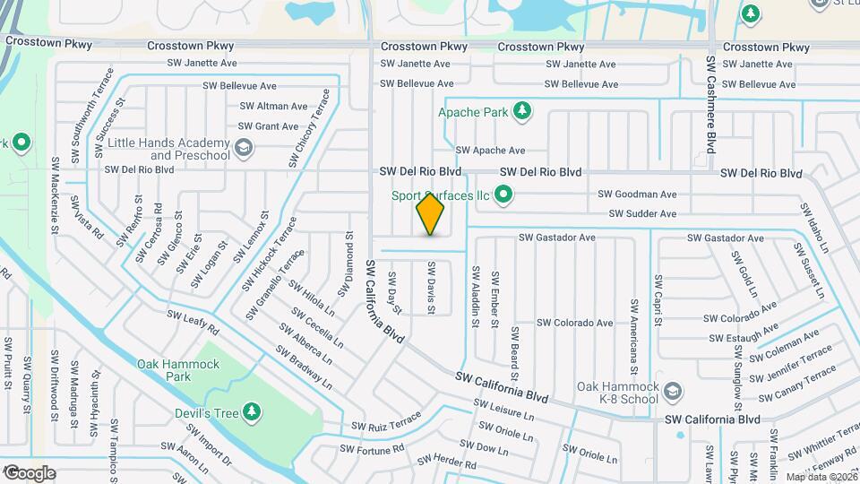 1626 SW Bascom Ave Mapa y Detalles de la Ubicación