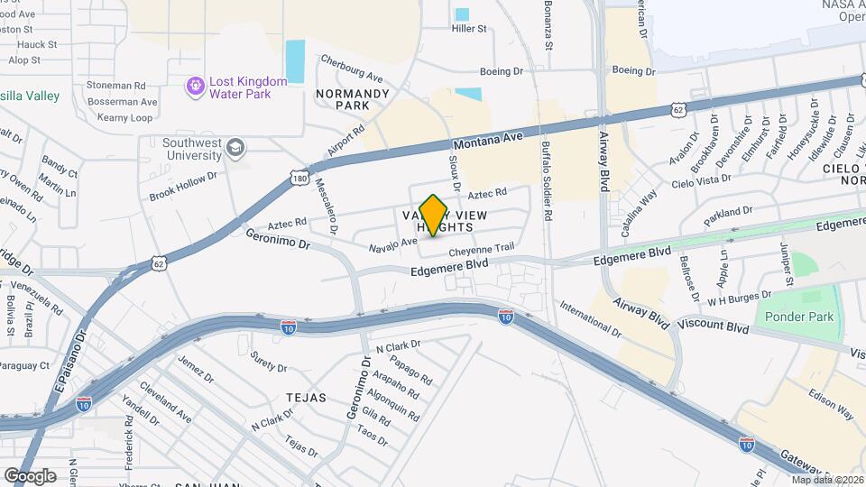 6412 Navajo Ave Mapa y Detalles de la Ubicación