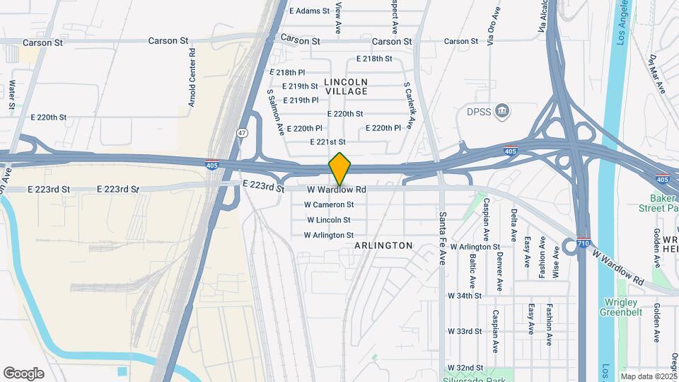 2216 W Wardlow Rd Map and Location Details