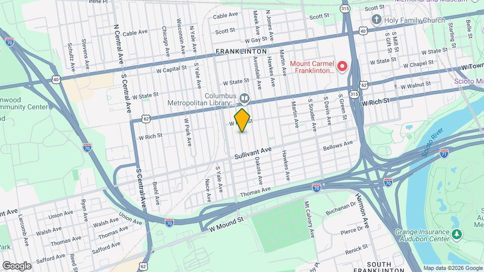 270 S Cypress Ave Map and Location Details