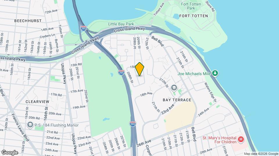 15-75-75 208th Pl Mapa y Detalles de la Ubicación