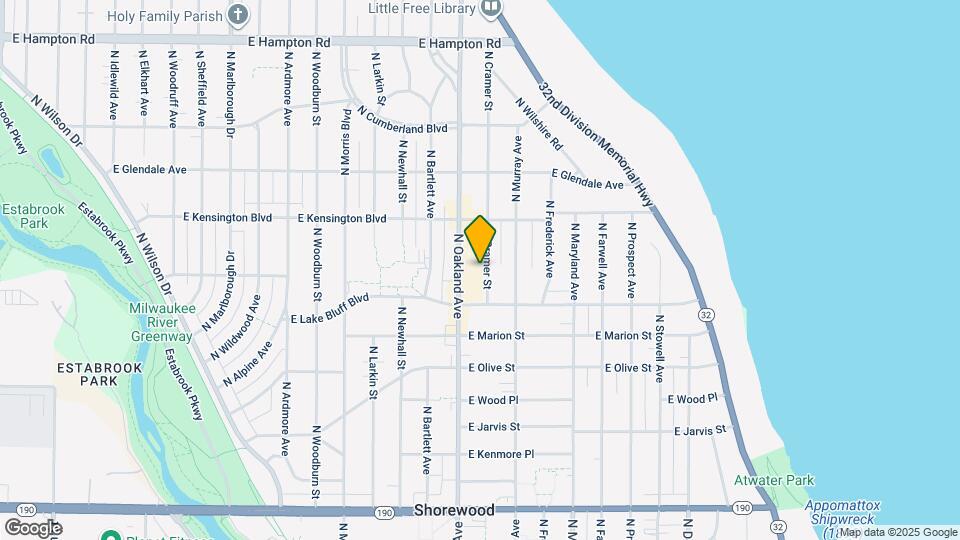 4435 N Cramer St Map and Location Details