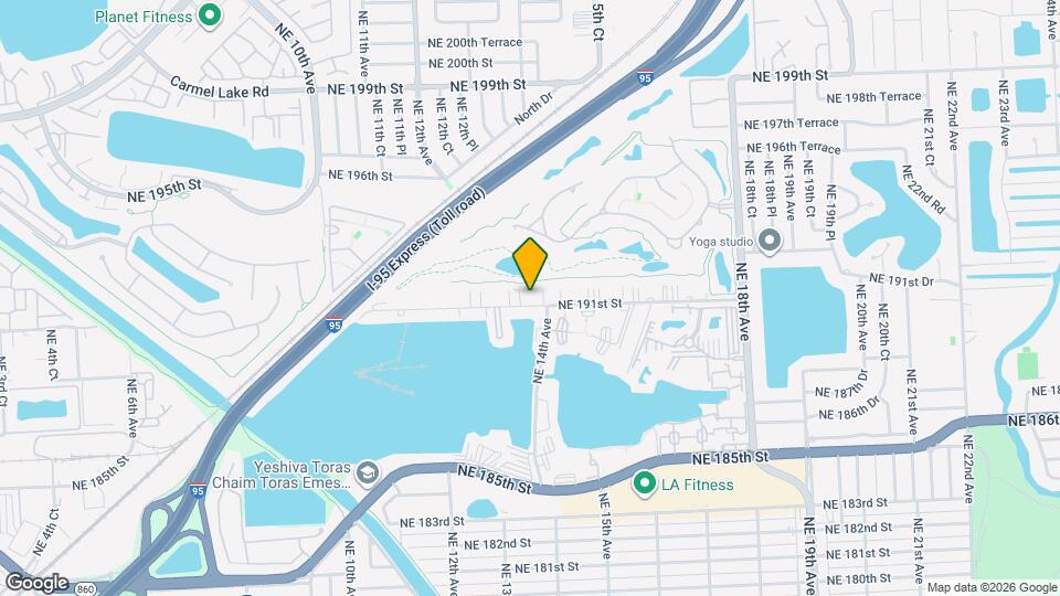 1351 NE 191st St, Unit #E217 Mapa y Detalles de la Ubicación