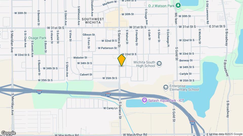 3512 S Seneca St Map and Location Details