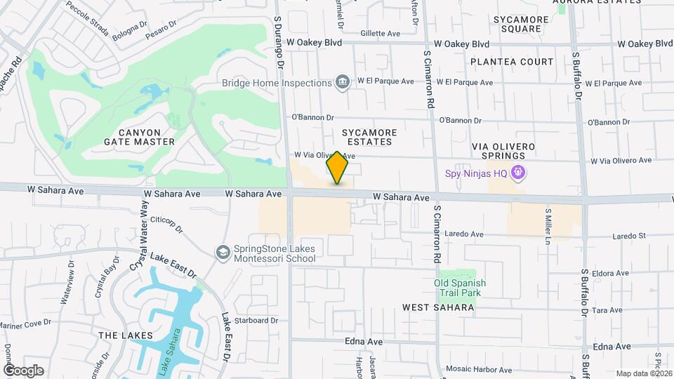 8456 W Sahara Ave, Unit 145 Map and Location Details