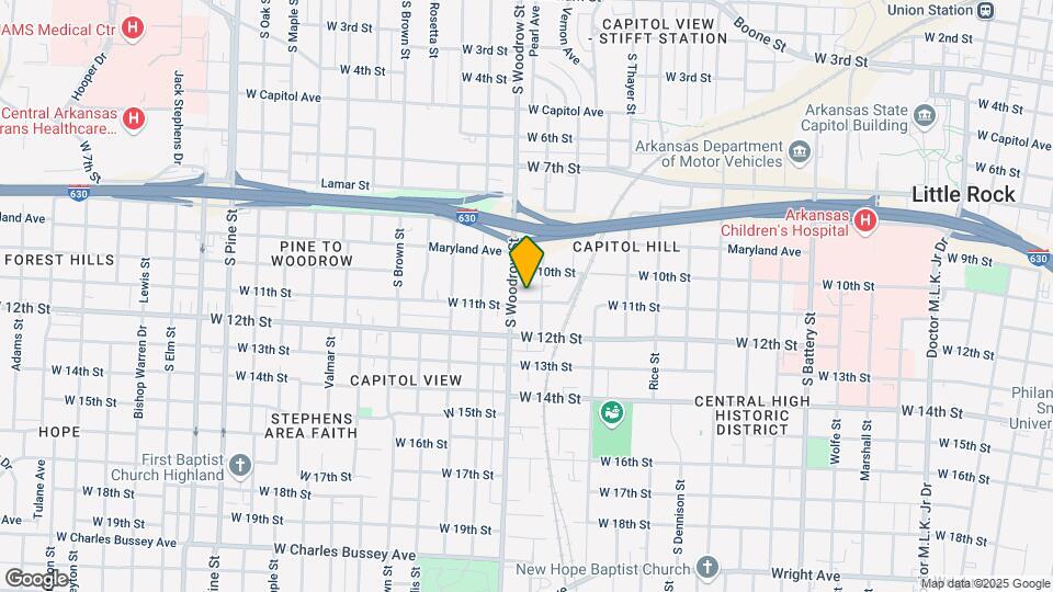 2812 W 11th St Map and Location Details