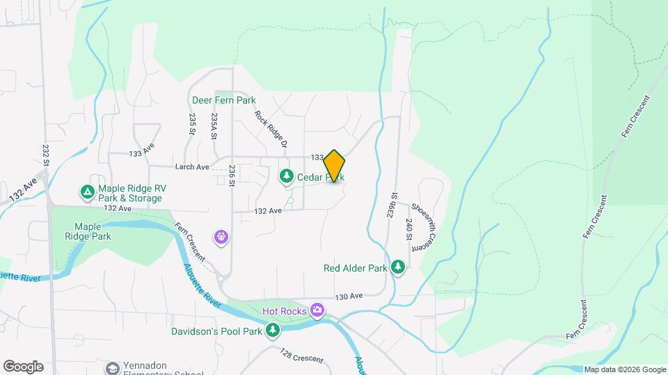 23836 132A Av Map and Location Details