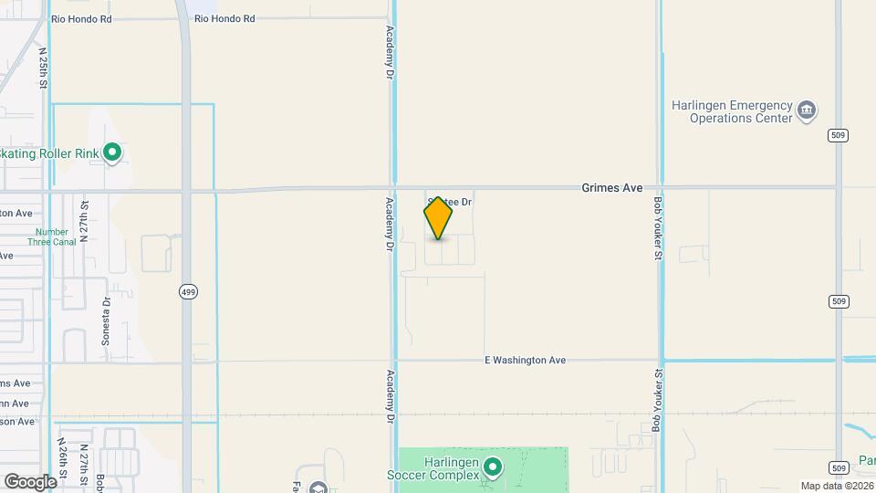 1013 Gabriella St, Unit A Map and Location Details