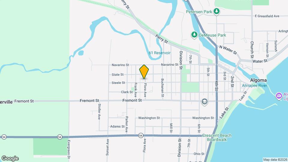 1201 Steele St, Unit Upper Mapa y Detalles de la Ubicación