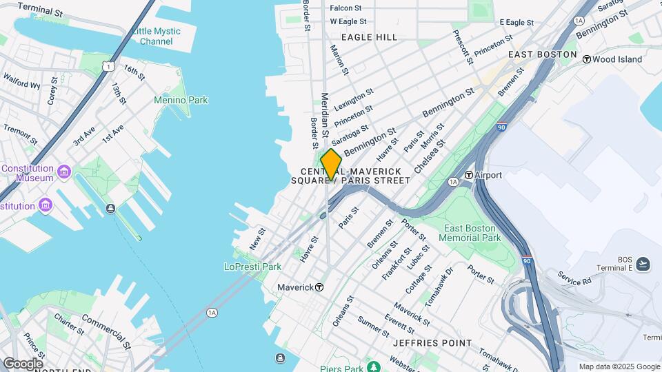 151-153-153 Meridian St Map and Location Details