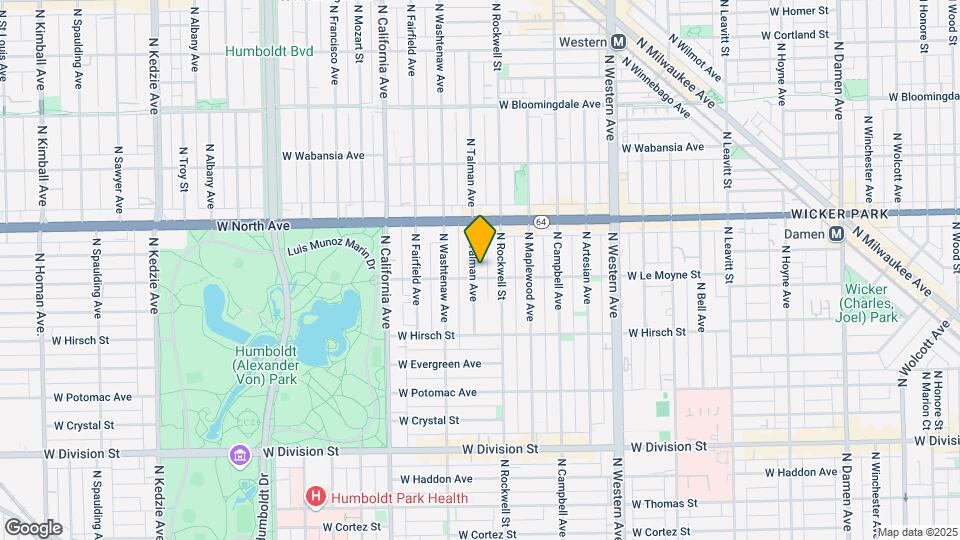 1505 N Talman Ave, Unit CH Mapa y Detalles de la Ubicación